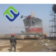 1.5m*16m barge tug launching high air-press ship airbag